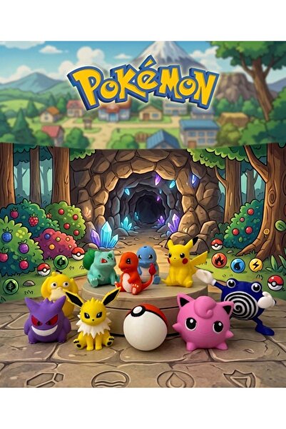 You Toys Pokemon 10 lu Set 5-6 Cm Figür Oyuncak