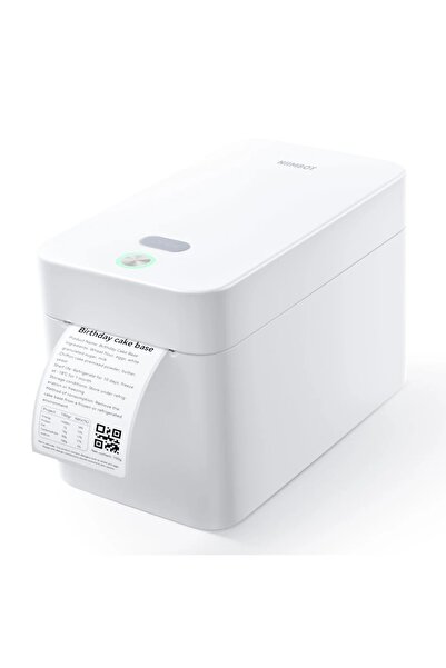 NiiMbot K2 Masaüstü Termal Etiket Yazıcısı, Beyaz, 20-60mm Mürekkepsiz Etiket...