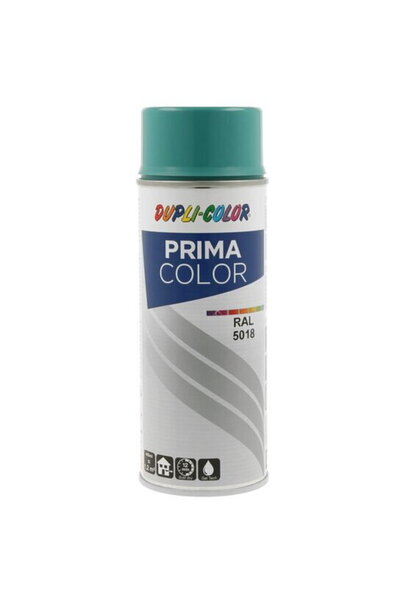 Dupli-Color PRIMA COLOR акрилна спрей боя RAL5018 тюркоазено синьо, 400мл