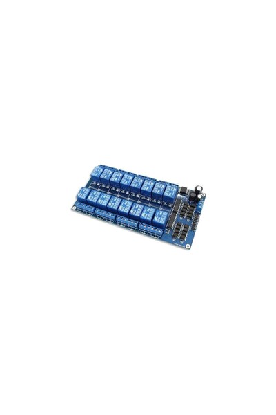 OEM 16 Kanal 12V Röle Kontrol Kartı 10A Röle Modülü Arduino Mikrodenetleyici ...
