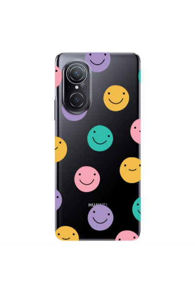 Other Huawei Nova 9 SE Colorful smiles Transparent Silicone TPU Θήκη