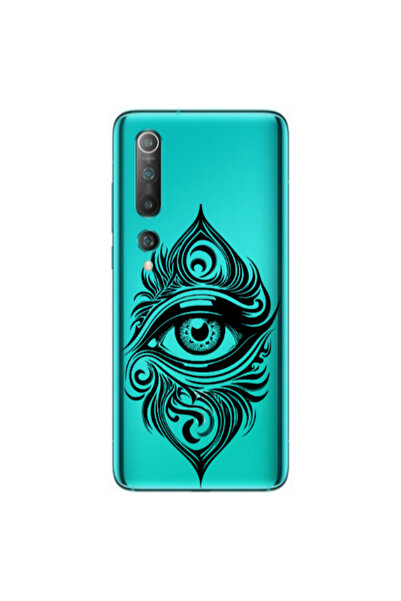 Other Xiaomi Mi 10 Eye patterned drawing Transparent Silicone TPU Θήκη