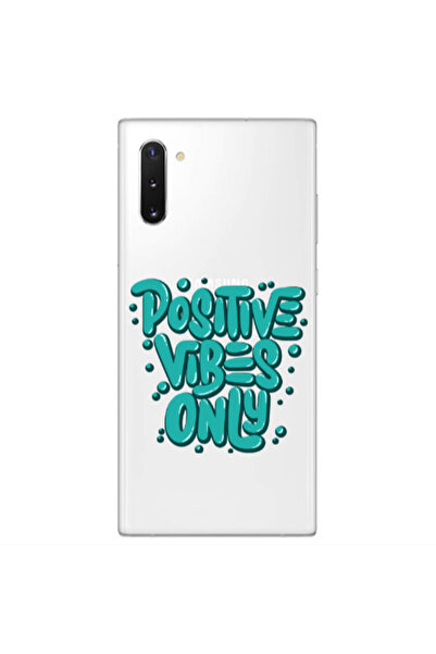 Other Samsung Note 10 Positive Vibes Only Transparent Silicone TPU Θήκη