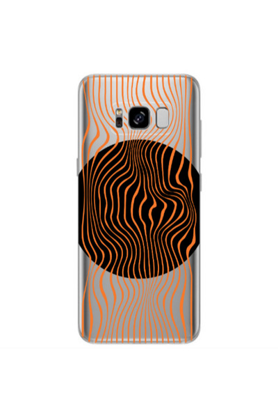 Other Samsung S8 Plus Trapezoidal lines Transparent Silicone TPU Θήκη