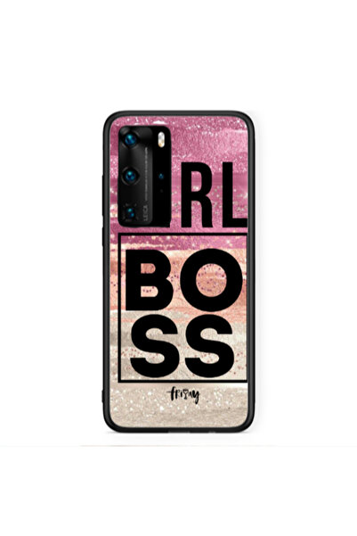 Other Huawei P40 Pro Girl boss friday Black Glossy Θήκη