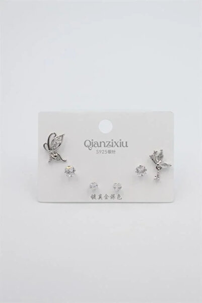 Marsilyan Nvdn- Ieg - Multiple Set Earrings - Silver Iegrs-Nvdn1