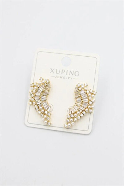 Marsilyan Nvdn- Ieg - Stone Earrings - Gold Iegrs-Nvdn1