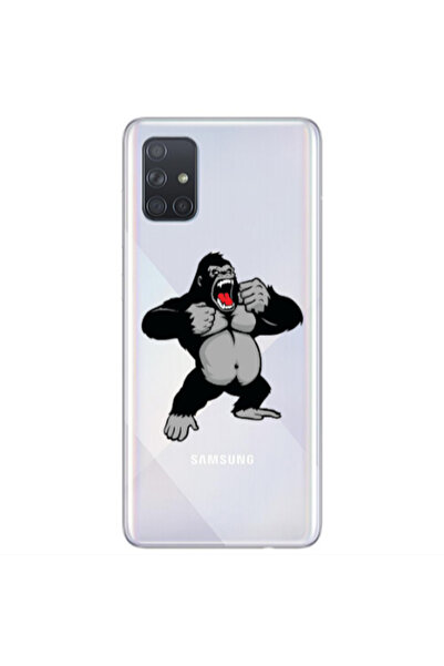 Other Samsung A71 Angry Gorilla2 Transparent Silicone TPU Θήκη