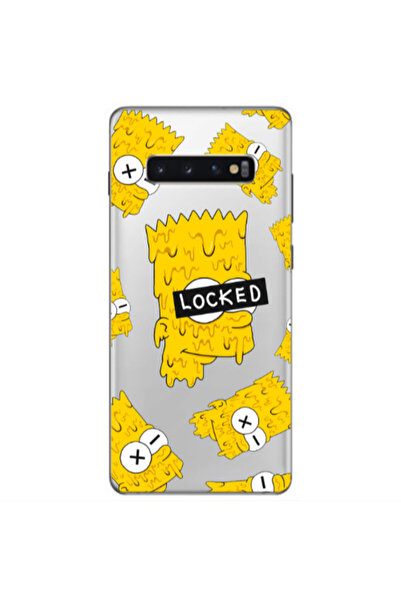 Other Samsung S10 Plus Bart Simpson Transparent Silicone TPU Θήκη