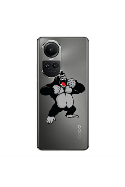 Other Oppo Reno10 5G Angry Gorilla2 Transparent Silicone TPU Θήκη