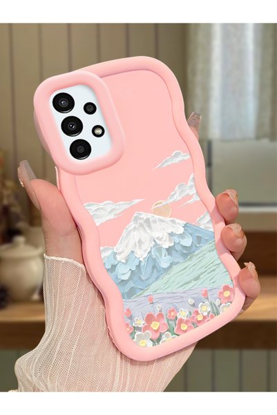Hontinga Samsung Galaxy A13 4g Compatible Case Camera Protector Pink Silicone...