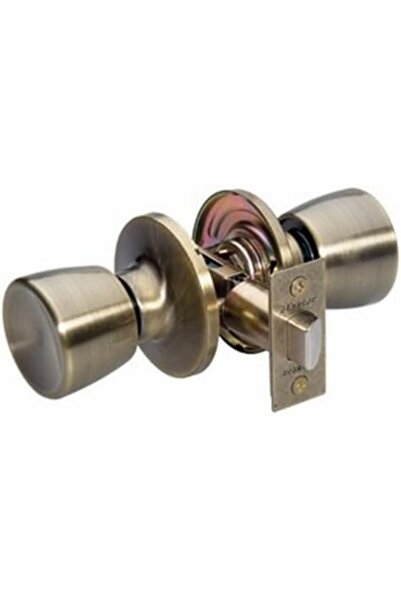 Yıldızan Terra Organik Tuo0405 Passage Door Knob, Antique Brass Terra Organik...
