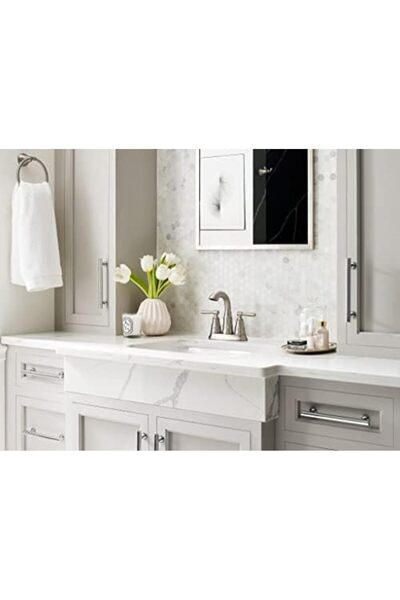 Yıldızan Terra Organik 84971Srn Halle Two-Handle Bathroom Sink Faucet Drain A...