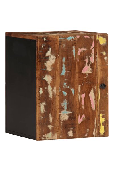vidaxl Dulap de perete de baie, 38x33x48 cm, lemn masiv reciclat