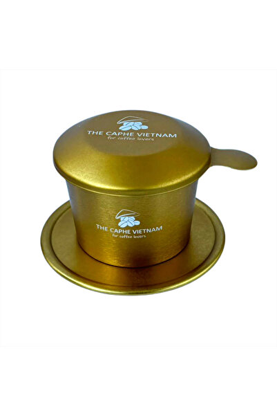 The Caphe Vietnam Vietnamese Coffee Phin Filter (Gold Edition) | Aluminium Dr...