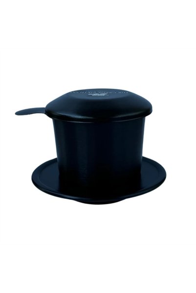 The Caphe Vietnam Vietnamese Coffee Phin Filter (Classic Black) | Aluminium Drip Coffee Maker | Traditional Slow Drip Brewer | Reusable Coffee Filter | Portable Coffee Maker
