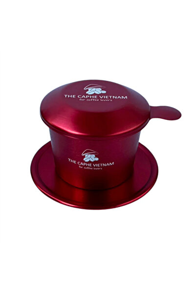 The Caphe Vietnam Vietnamese Coffee Phin Filter (Sai Gon Red) | Aluminium Dri...