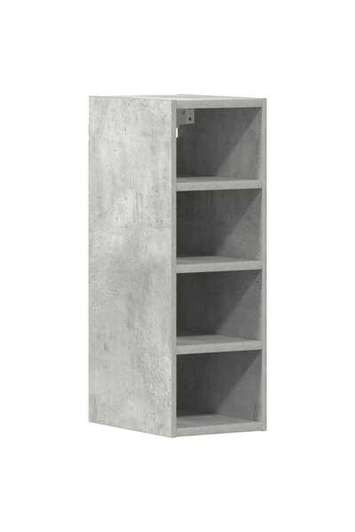 vidaxl Dulap suspendat “Riga”, gri beton, 20x29,5x60 cm