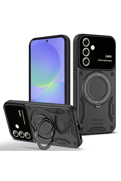 Rivor Samsung Galaxy A37 Uyumlu Kılıf Kamera Lens Korumalı Magsafe Destekli M...