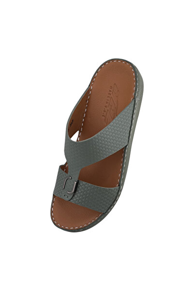 Alnahham A E T Handmade Arabic Sandals For Men | Comfortable Outdoor Mens Slippers | Genuine PU Leather