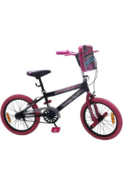 CHALLENGERS Rectangular Iron Bicycle for Girls, 18 Inch, Black
