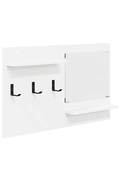 vidaxl Răcător de paltoane montat pe perete Alb 90 x 10 x 50 cm
