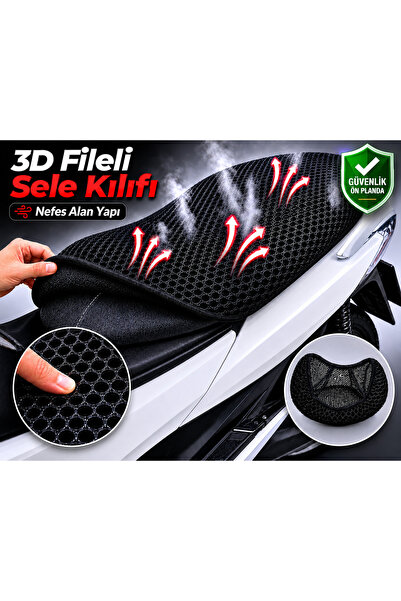 Vi Caro Husa scaunului motocicletei Yamaha D'elight 1 Husa scaunului din plas...