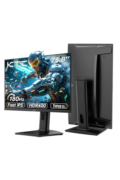 KTC Oyun Monitörü, Hızlı IPS Panelli 24 İnç QHD 2K@180Hz / 144Hz Ekran, 1 ms,...