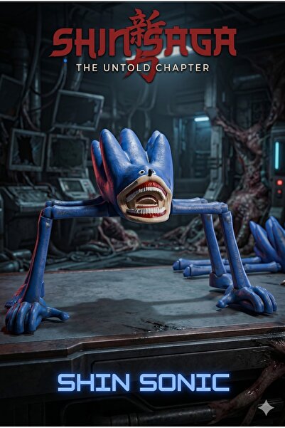 Modellio3D Sonic The Hedgehog Shin Sonic Hareketli Figür