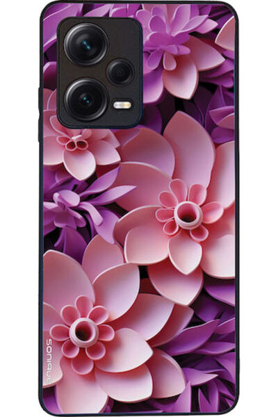 Other Θήκη Sonique Σειράς 3D Λουλουδιών για Xiaomi Redmi Note 12 Pro Plus Ροζ