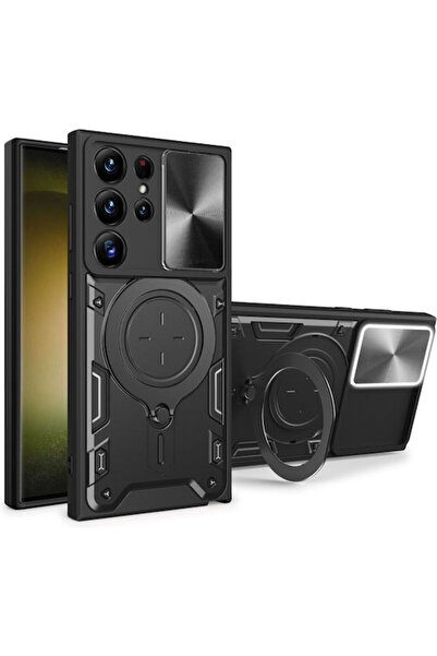 Techsuit Πίσω Κάλυμμα Σιλικόνης Μαύρο (Galaxy S23 Ultra)