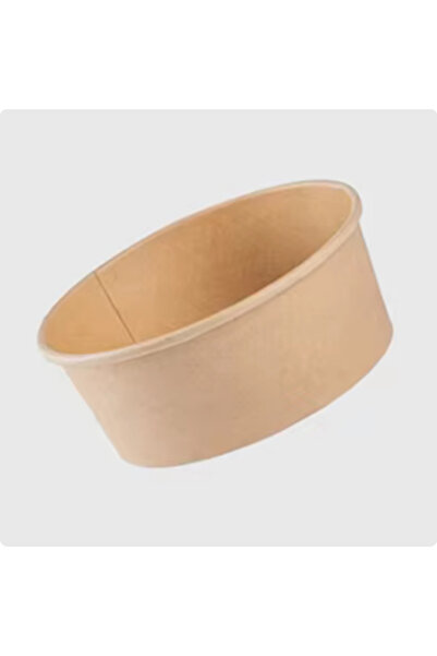 maxpack Kraft Paper Bowl with Lid 500ml | Disposable Eco-Friendly Food Contai...