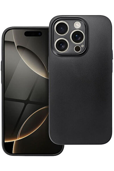 OEM Υπέρλεπτη Ματ Πίσω Θήκη Σιλικόνης Μαύρη (iPhone 16 Pro Max) Κωδικός: 298244