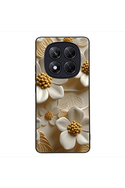 Other Θήκη Sonique Σειράς 3D Λουλουδιών για Xiaomi Redmi Note 14 Pro 4G Λευκή