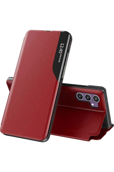 Techsuit Efold Series Book Silicone Red (Galaxy S23 FE) Κωδικός: KF2314072