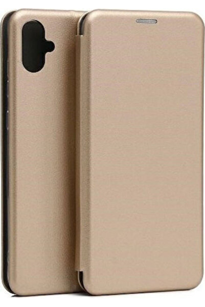 Beline Θήκη Συνθετικό Δέρμα / Σιλικόνη Χρυσό (Samsung A05)