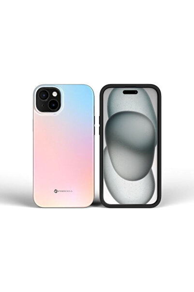 Forcell F-protect Mirage Πίσω Θήκη Σιλικόνης Ροζ-Μπλε (iPhone 16 Plus)