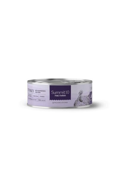 Summit10 Patè Delish Γαλοπούλα 92% με Βατόμουρα και Αχλάδι 85gr