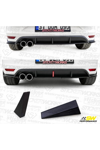 Sticker Works Vw Polo 6c Gti Arka Tampon Led Aydınlatma