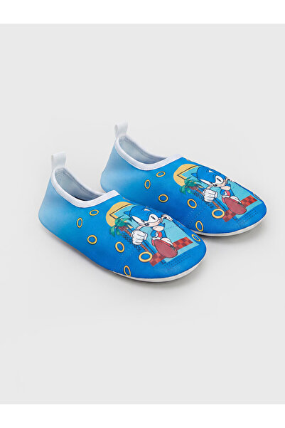 LC Waikiki Blue Sonic Printed Boys' Sea Shoes