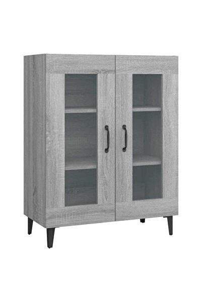 vidaxl Dulap, gri sonoma, 69,5x34x90 cm, lemn compozit