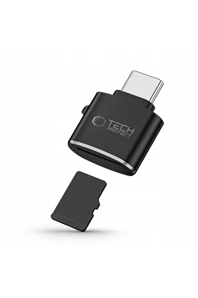 Tech-Protect Adaptor USB-C pentru cititor de carduri Micro SD TF