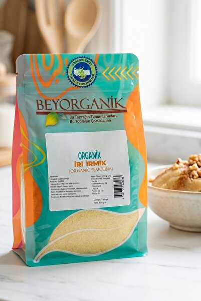 BEYORGANİK Organik İri İrmik 500gr (PESTİSİT ANALİZLİ)