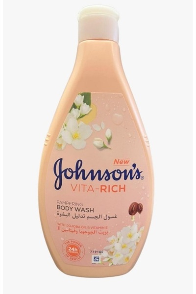 Johnson's غسول الجسم فيتا ريتش المرطب مع زيت الجوجوبا 400 مل