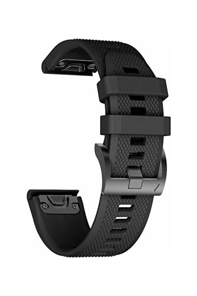 Tech-Protect Λουράκι Σιλικόνης Μαύρο (Garmin Fenix 3/5X/3HR/5X Plus/6X/6X Pro)