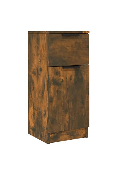 vidaxl Dulap, stejar fumuriu, 30x30x70 cm, lemn prelucrat