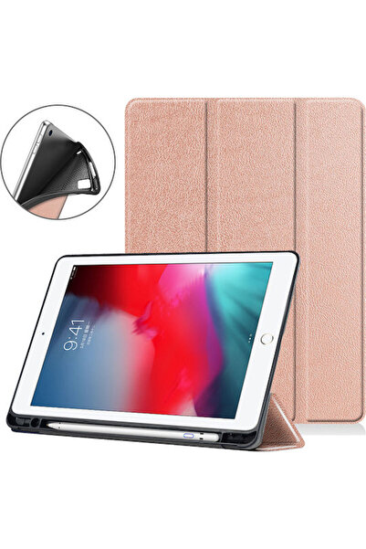 Other Sonique Smartcase Λεπτή Αναδιπλούμενη Θήκη Ανθεκτική Ροζ Χρυσό για iPad...