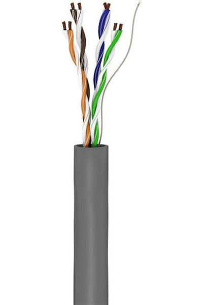 goobay Καλώδιο Ethernet U/UTP Cat.5e 305μ Γκρι Κωδικός: 93292