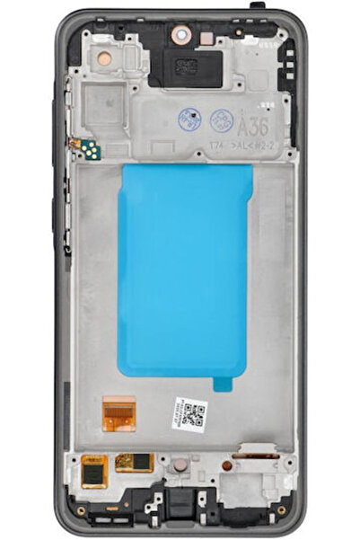 OEM Οθόνη με μηχανισμό αφής και πλαίσιο για SAMSUNG A36 5G (Μαύρο)