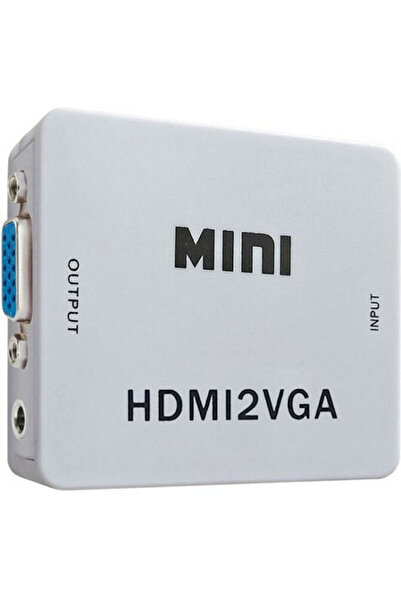 Tradesor Μετατροπέας HDMI θηλυκό σε VGA θηλυκό Λευκό 1 τεμάχιο 942613
